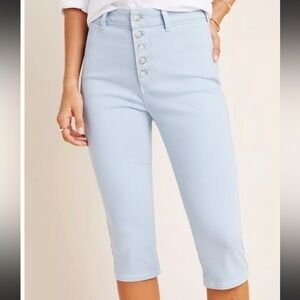 Anthropologie Pilcro & the Letterpress High Rise Denim Legging Crop Jeans | 27